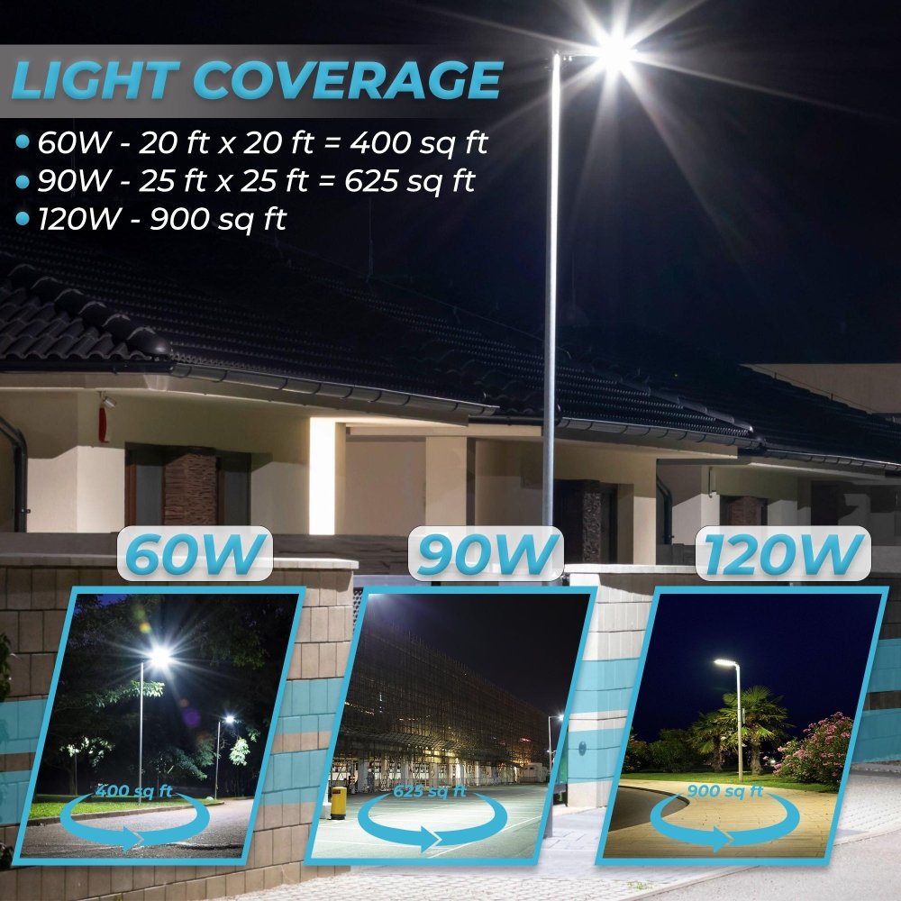 60W Solar Street Light (6000 Lumen) - Endurance Lights