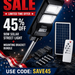 90W Solar Outdoor Light (9000 Lumen) - Endurance Lights