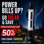 Endurance Solar 8-in-1 Flash Light