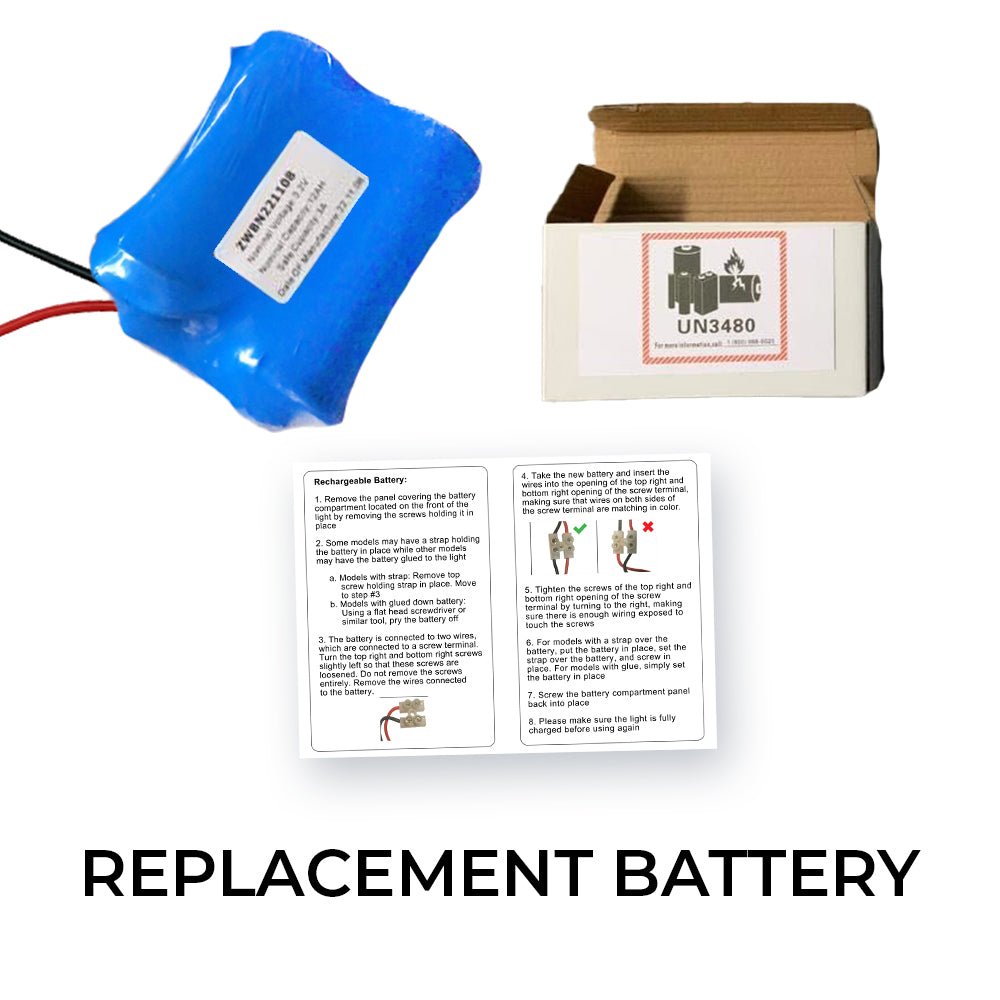 Endurance Replacement Batteries - Endurance Lights
